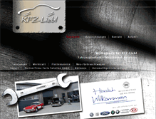 Tablet Screenshot of kfz-liebl.com